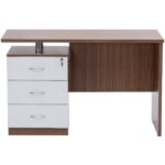 Office table for Staff 4 feet (L) X 2 feet (W) with 3 Drawer Pedestal