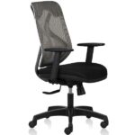 Suit White Edition Mid Back Mesh Ergonomic Chair with adjustable Arms