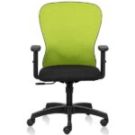 Smart Mid Back chair with adjustable lumbar, high tensile breathable natural fabrics & adjustable arms