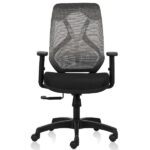 Suit White Edition Mid Back Mesh Ergonomic Chair with adjustable Arms