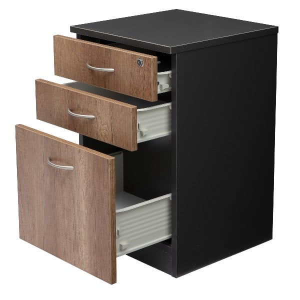 3 Drawer Pedestal with lock