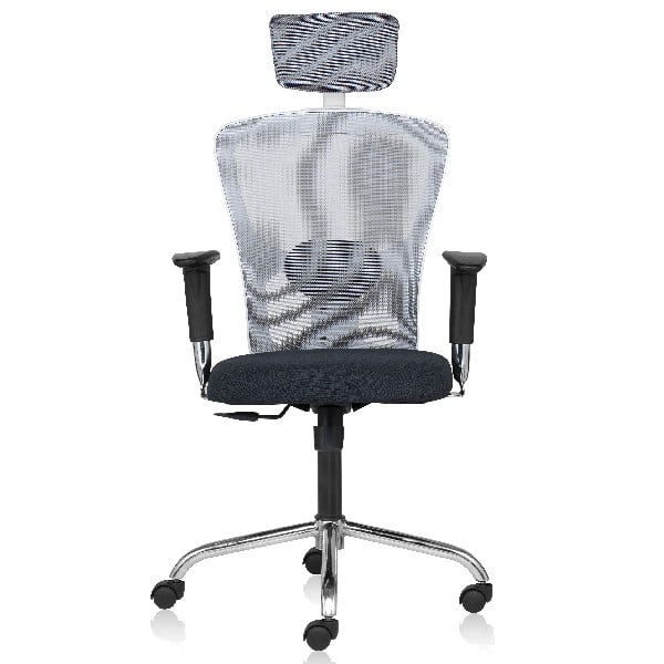 Relay Ultra Mesh High Back chair with 2D Adjustable arms , Multi lock and Steel chrome base