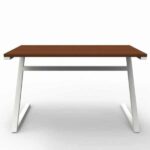 ZED Computer Table -WHITE- TRANSTEEL