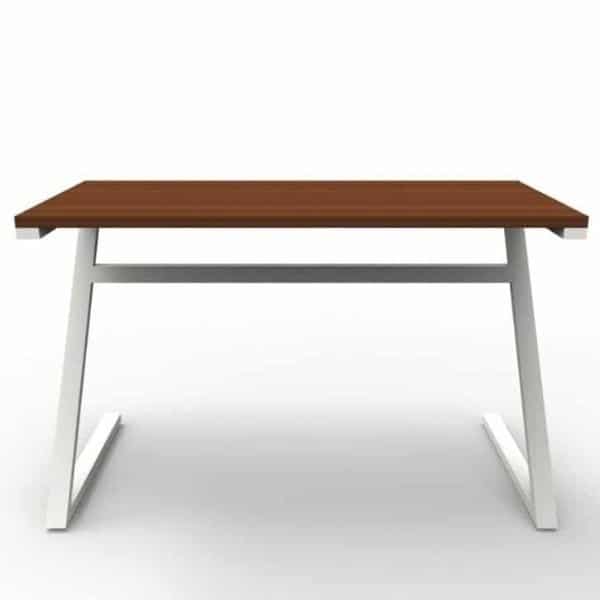 ZED Computer Table -WHITE- TRANSTEEL