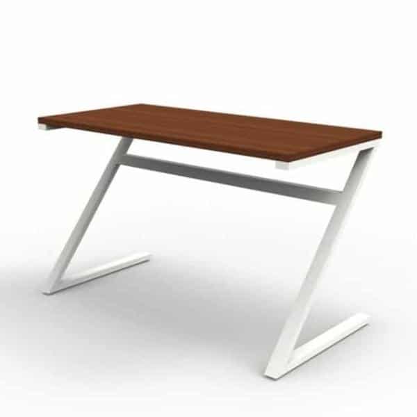 ZED Computer Table -WHITE- TRANSTEEL