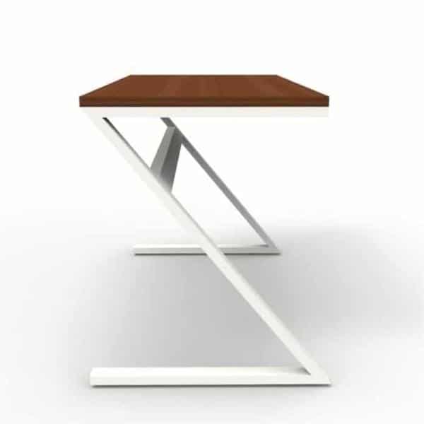 ZED Computer Table -WHITE- TRANSTEEL