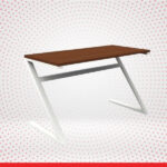 ZED Office & Study Computer Table - White-Transteel